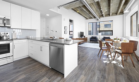 100 House rental suite interior, downtown Edmonton